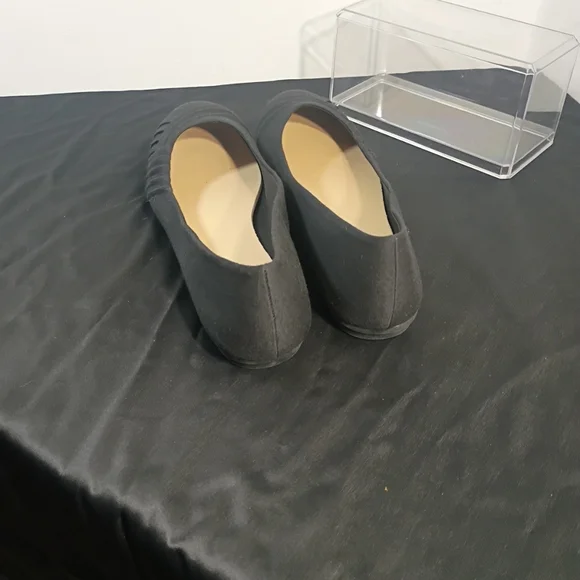 American Eagle Womens SZ 13 Ballet Flats Black Fabric Casual Slip On Shoe - Picture 5 of 8